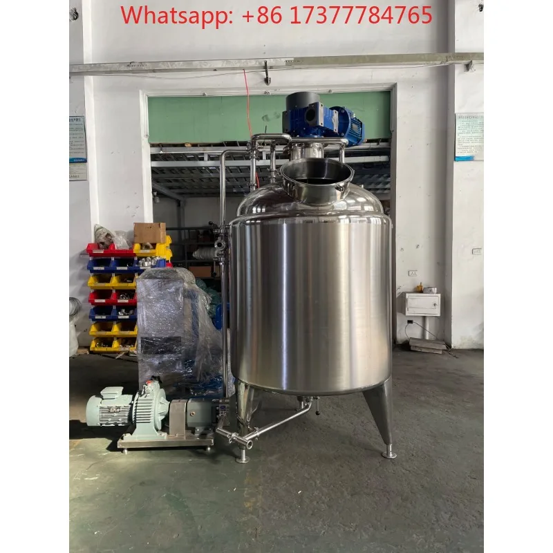 1000L Homogenizer Vacuum Mixing Blending Tank for Ketchup Tomato Peanut Butter Diary Factory
