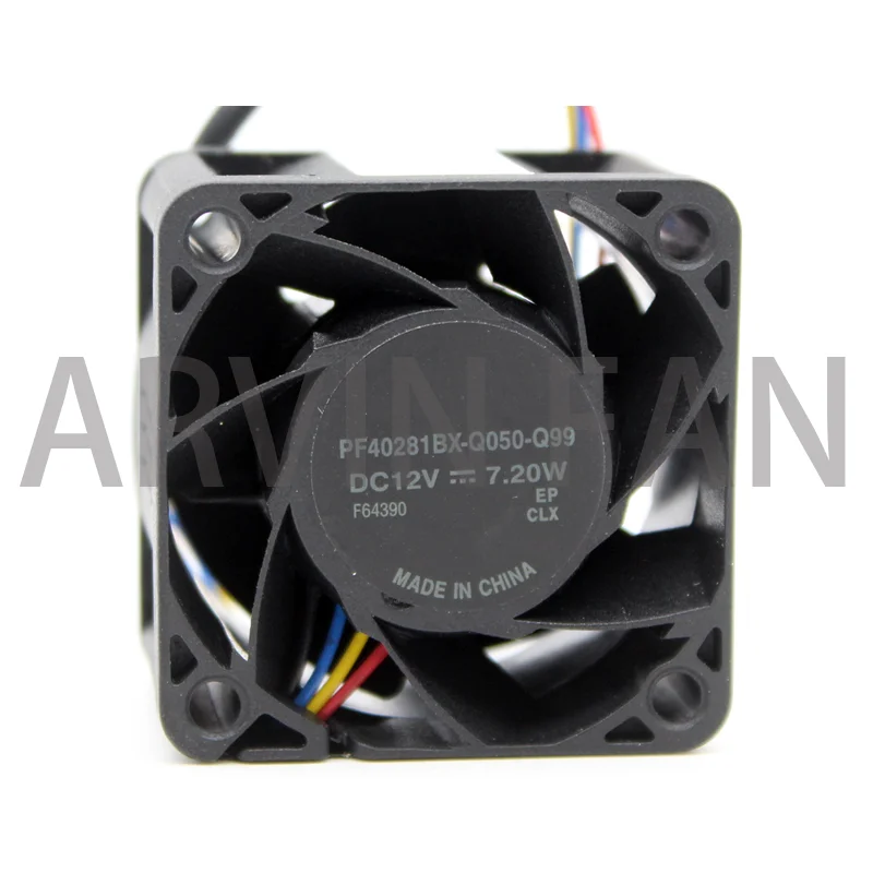 Brand New Original PF40281BX-Q050-Q99 4cm 4028 12V 7.20W Server Power Cooling Fan