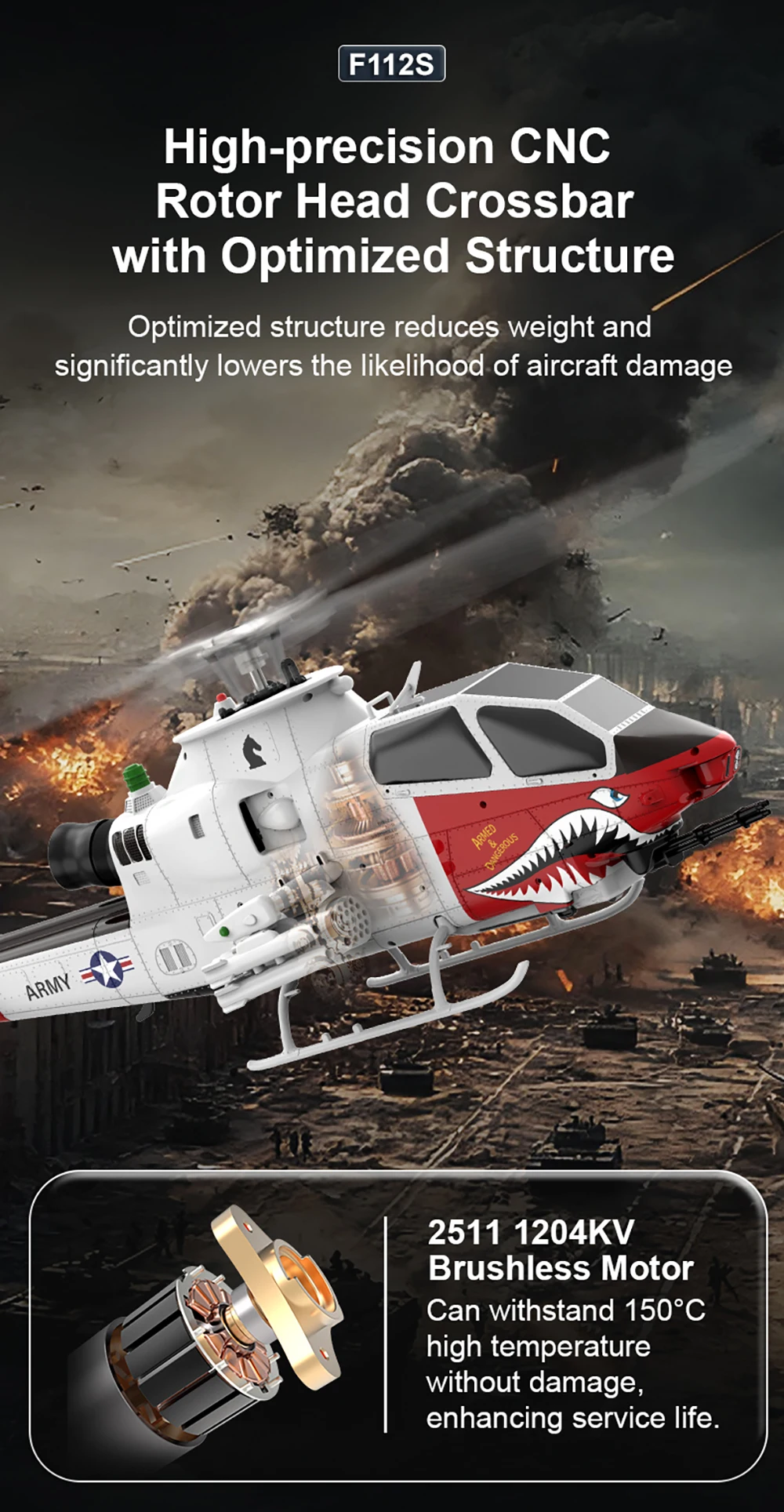 

YUXIANG RC Helicopter F112S 9CH Plane 1/32 Brushless GPS with Laser Radar Optical Flow