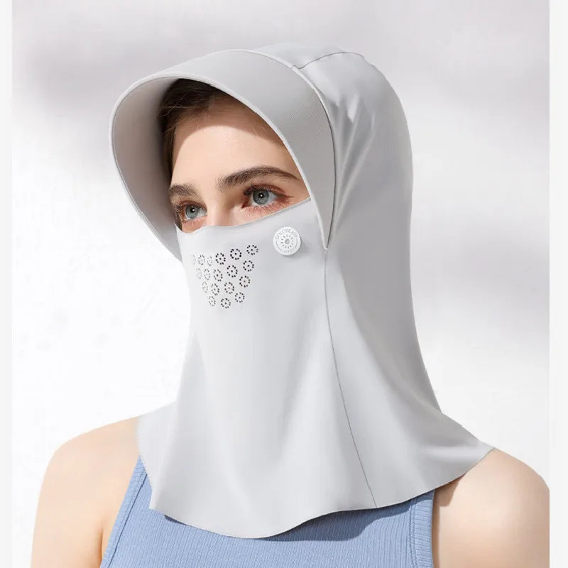 Fietsen Outdoor Gezicht Sjaal Ademend Ijs Zijden Hals Sjaal Uv Zonwering Winddicht Vismasker Dames Ski-Masker