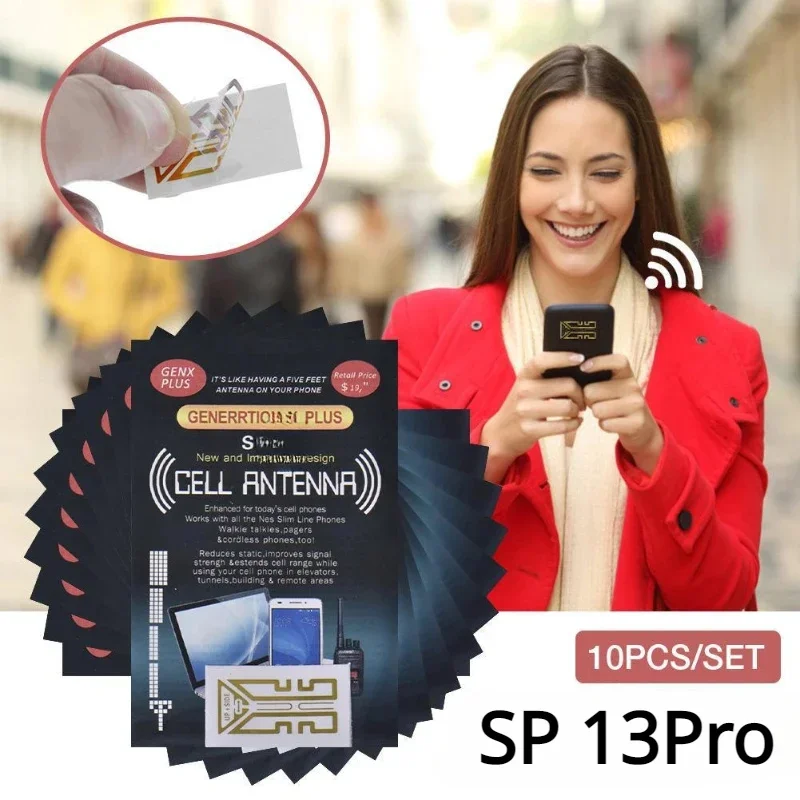 SP13Pro Antenna Signal Amplifier Portable Mobile Phone Signal Enhancement Sticker Booster for iPhone Samsung Mi Universal 2023