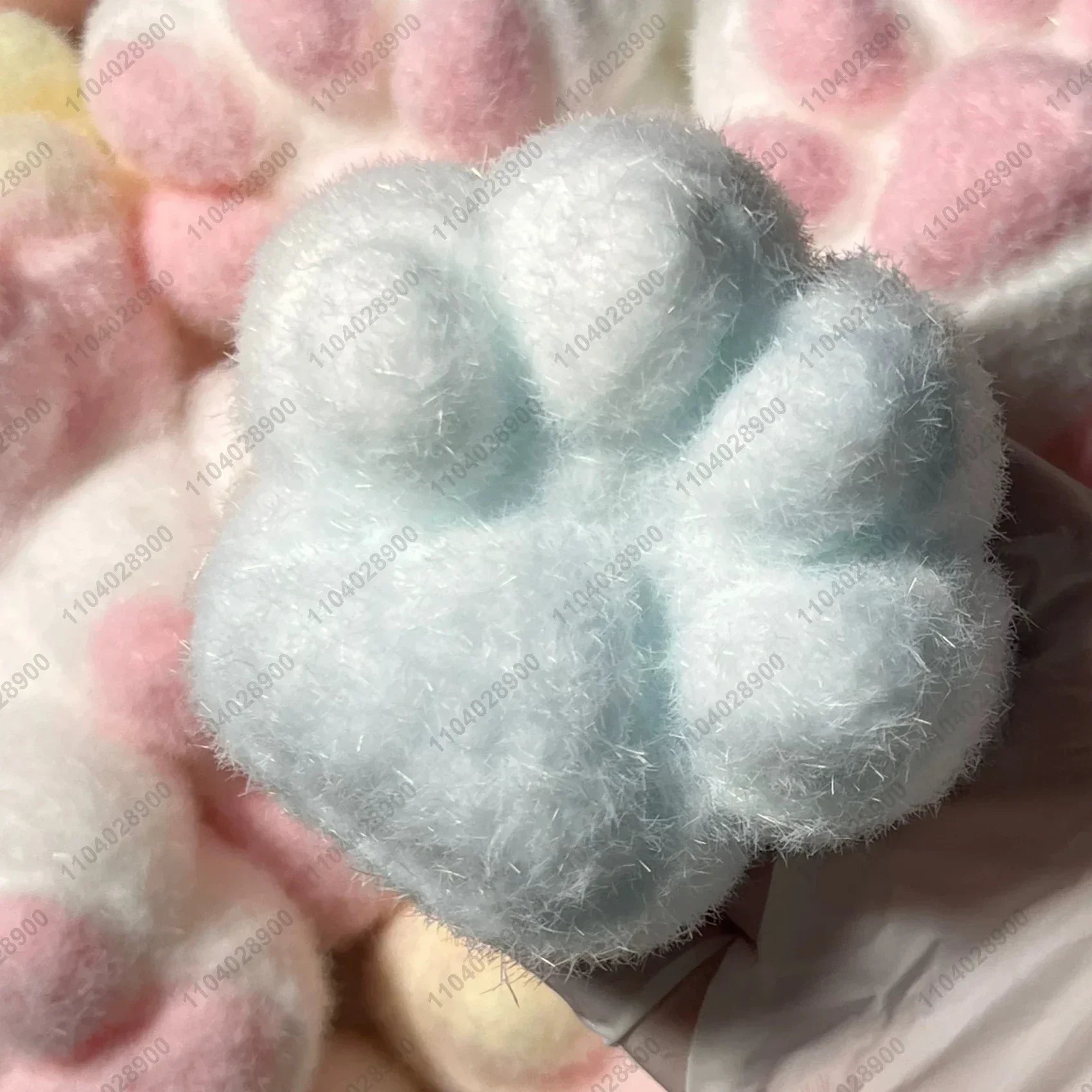 Silicone Marshmallow Cat Paw Squeeze Toy, Hand Relax, Anti Stress Release, Squishy Fuzzy Table, Cat Foot, 0.11kg