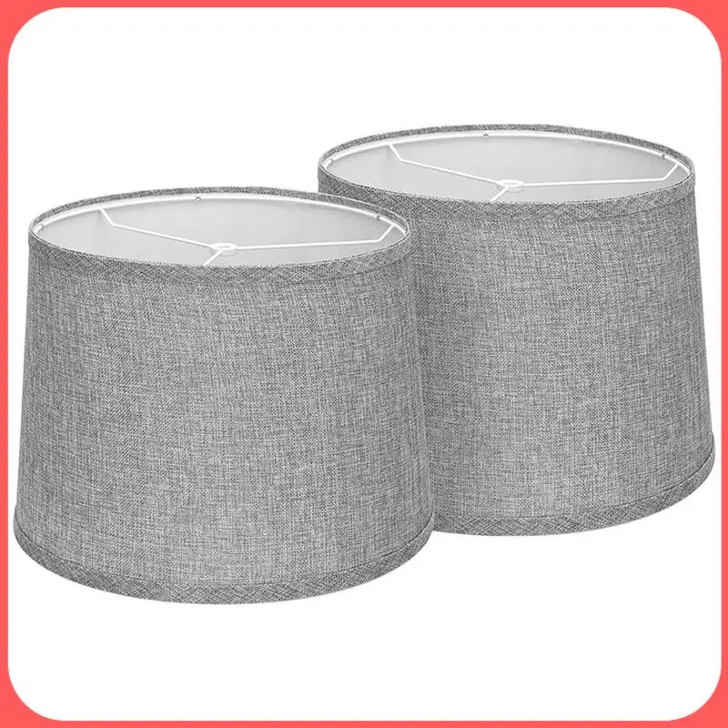 

AA89-абажуры из натурального льна, абажуры 12,6X11,6X9,8 дюйма, подходят для настольной лампы, торшера A