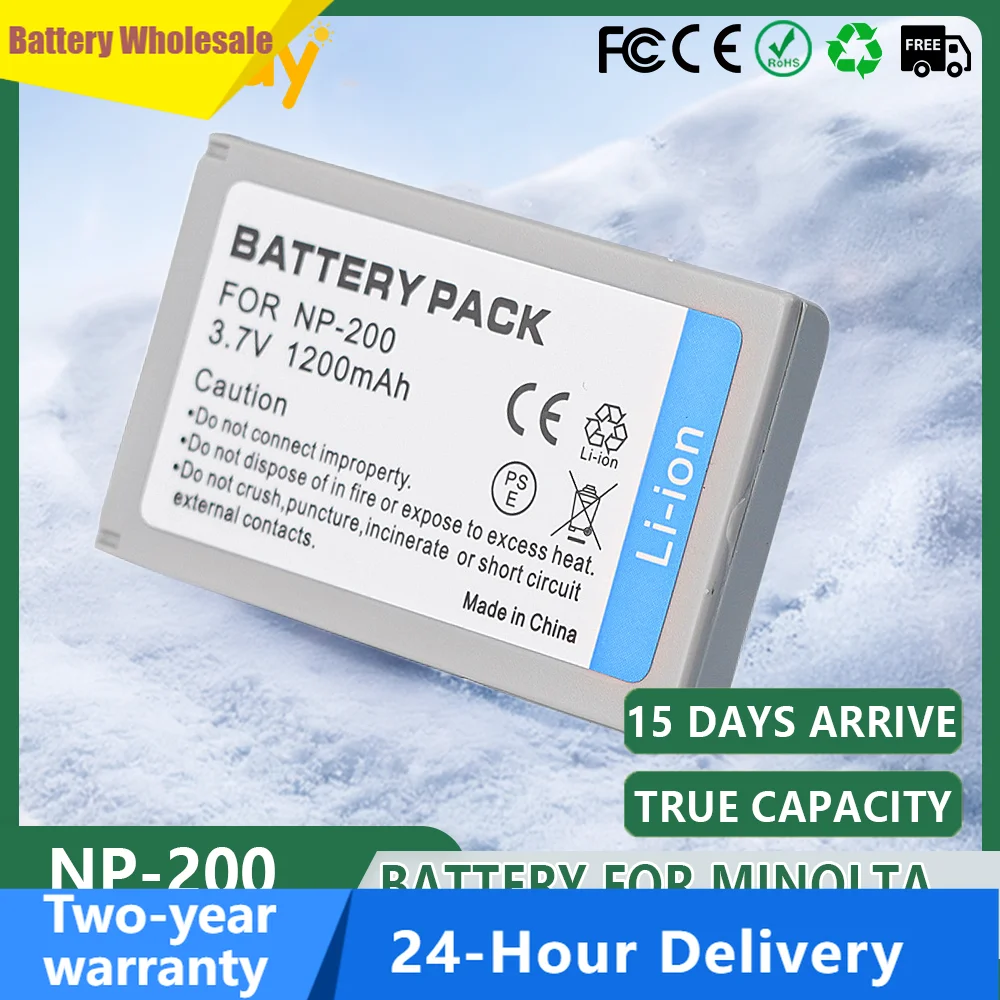 2-6Pc NP-200 NP200 Replacement Battery for Konica Minolta Dimage X ，Xg ， X6 ，Xt Biz Cameras