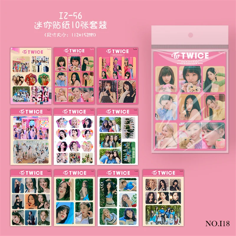 アイドル装飾写真ステッカー,HD印刷,防水,アルバム,ノートブック,nayeon,I-DLE,itzy,グループ,新品