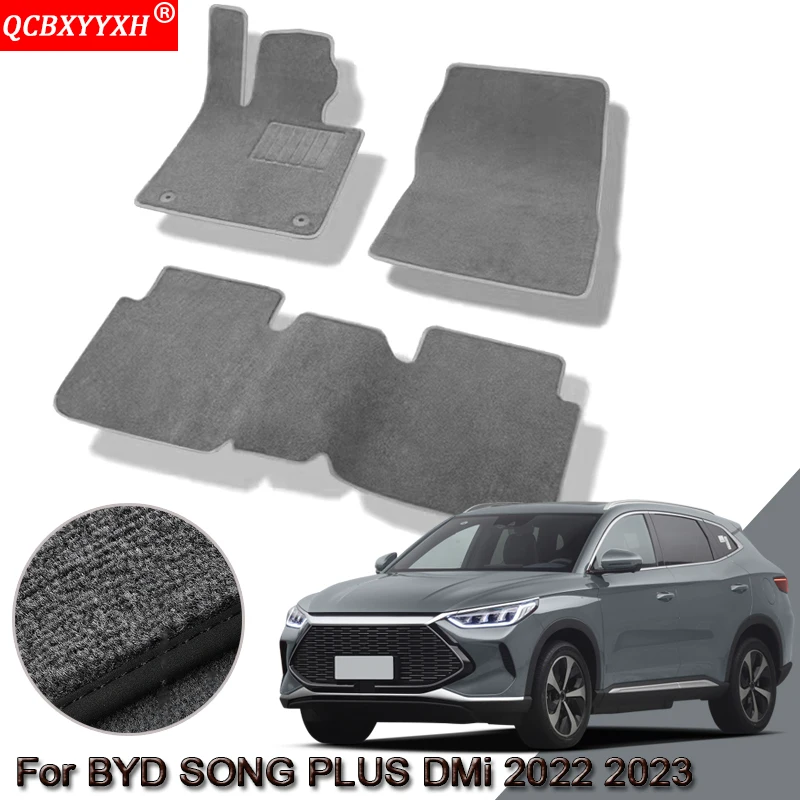 

Custom Car Floor Mats Fit For BYD SONG PLUS DMi 2022 2023 2024 Waterproof Non-Slip Floor Mats Internal Protection Carpets Rugs