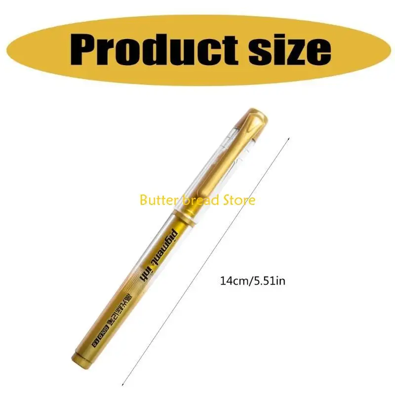 W89C 1 mm Fine Liner Pen Art Dibujo placa blanca o dorada para artistas principiantes