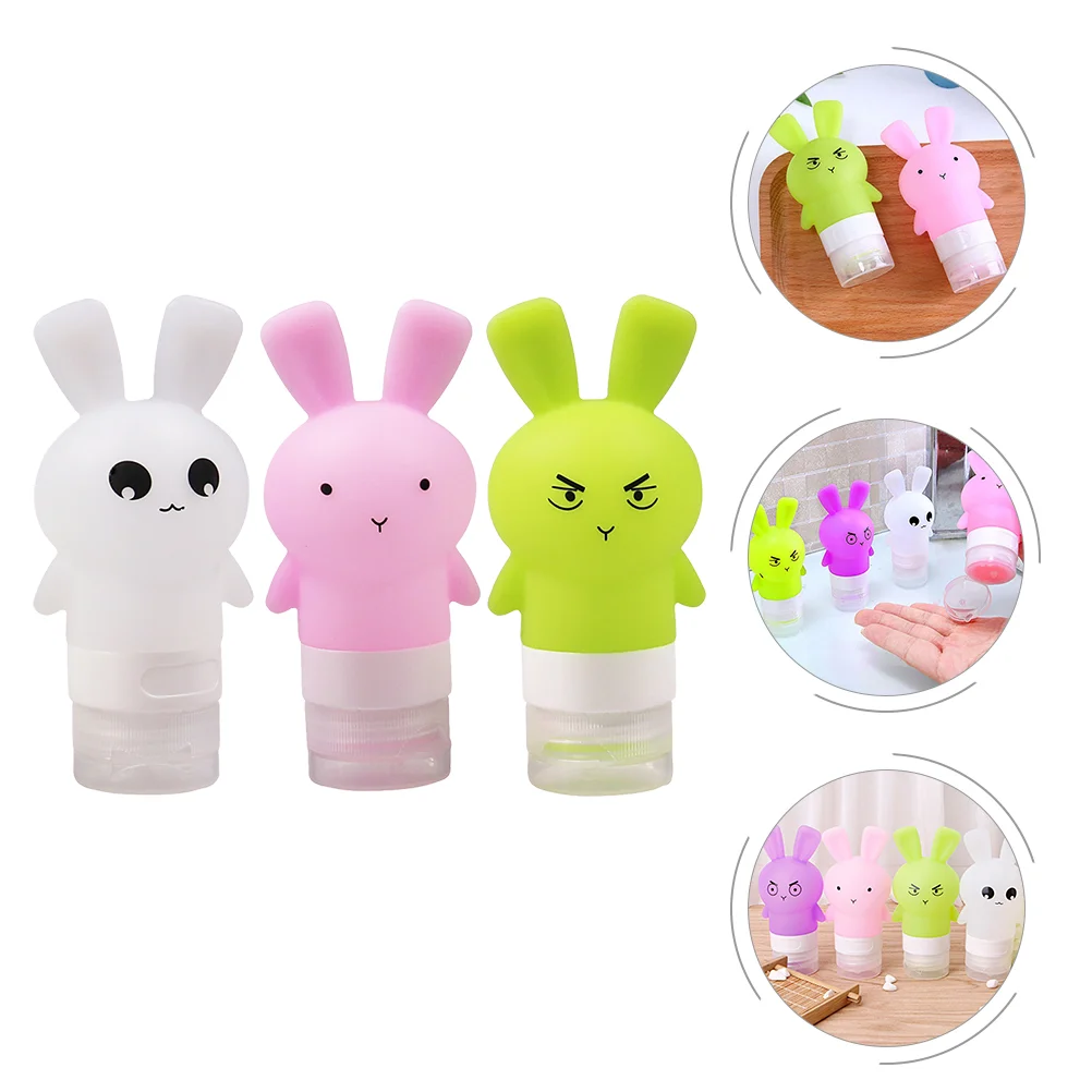 

Skincare Container Silica Gel Bottle Squeeze Bottles Squeezable Travel Tube Cream Dispenser