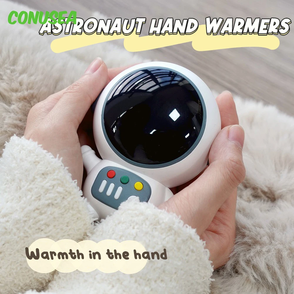 Winter Astronauts Hand Warmer Heating Spaceman USB Rechargeable Electric Hands Heater Intelligent Temperature Christmas Gift