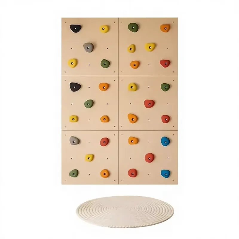 Indoor Kids Climbing Wall Home Sensory Play Equipment for Toddlers Early Education Training Fun Activity Center Safe Design