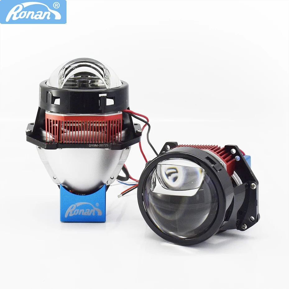 

Ronan 3-дюймовая матричная вспомогательная гиперболоидная Bi-светодиодный Лазерная линза проектора 60 Вт 5600LUX для Hella 3R G5 модернизация автомобильных фар