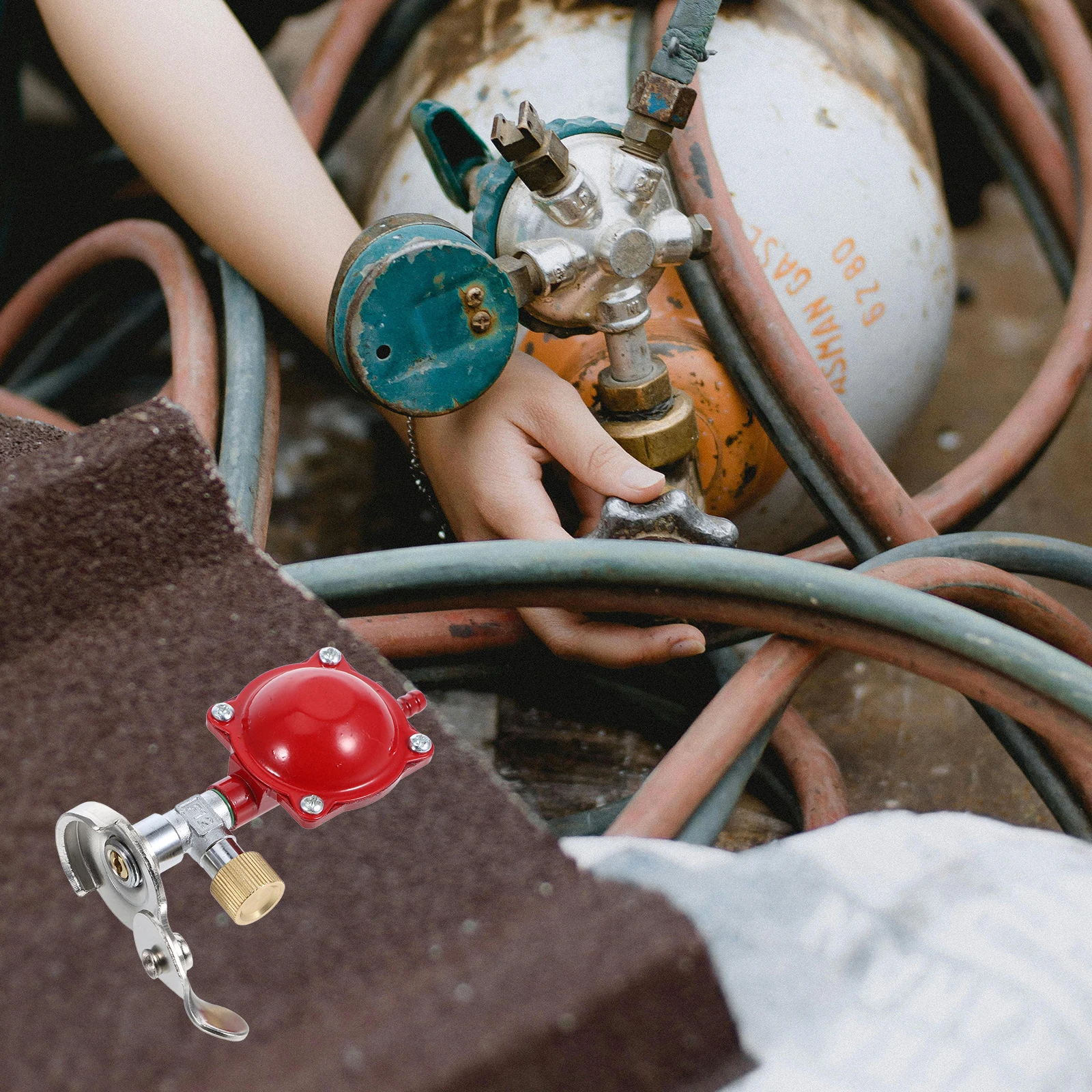 

1pc Constant Pressure For Stove Grill Outdoor Camping Bbq Heater Gas Flow Pressure Reducing Valve Control Needle Valve