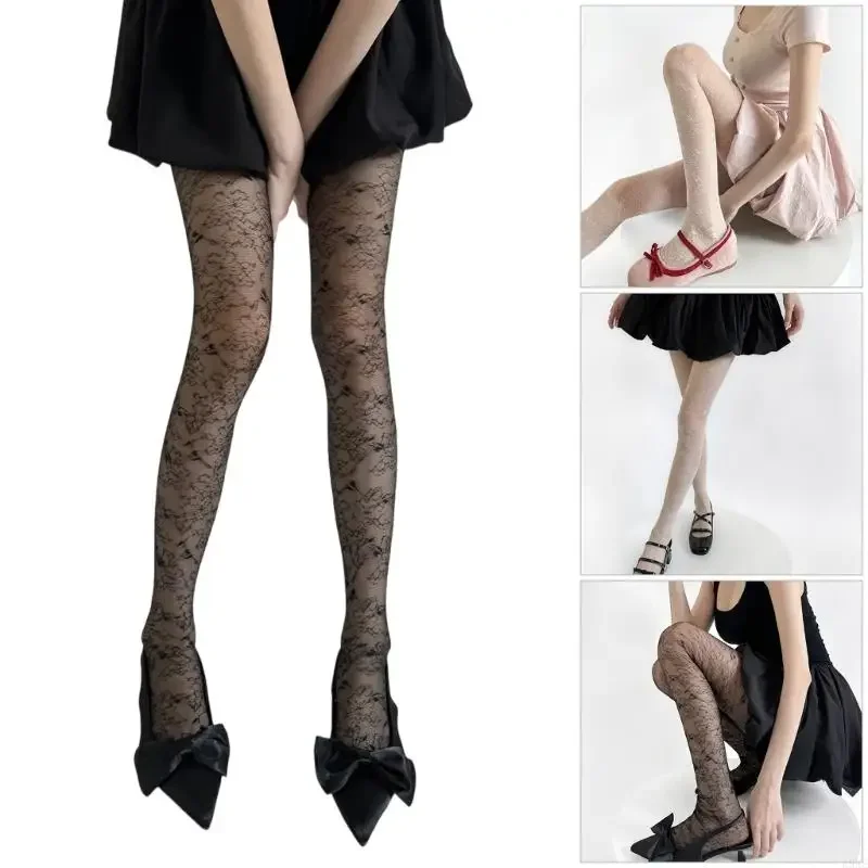 

Women Lace Tights Stockings Patterned Tights Thigh High Socks Lace Leggings Pantyhose