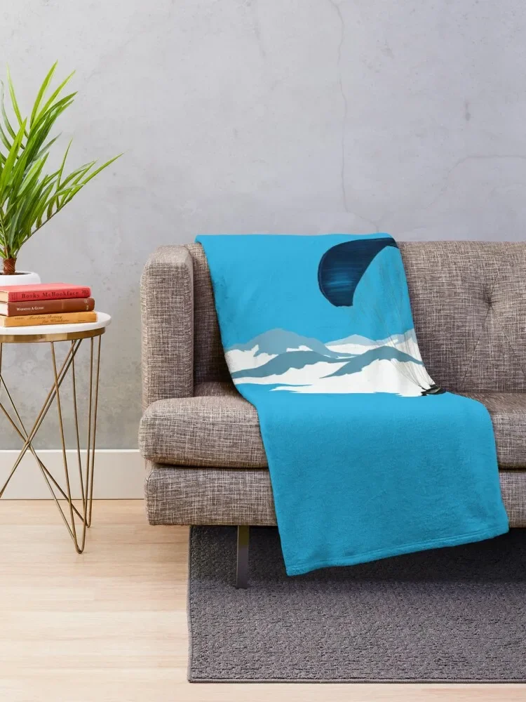 paraglider Throw Blanket Giant Sofa Luxury Designer Blankets