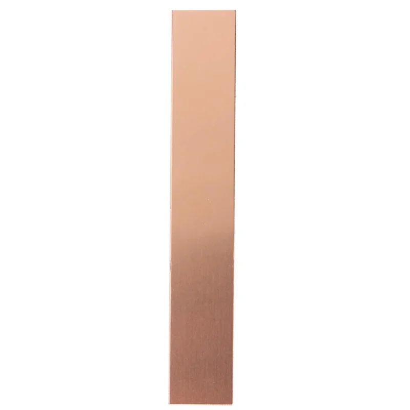 AC23-Pure Copper Anode 2 Pcs, 6 X 1 X 0.04 Inch (19 GA) 99.95% High Purity Copper Electrode Strips Pure Copper Shee
