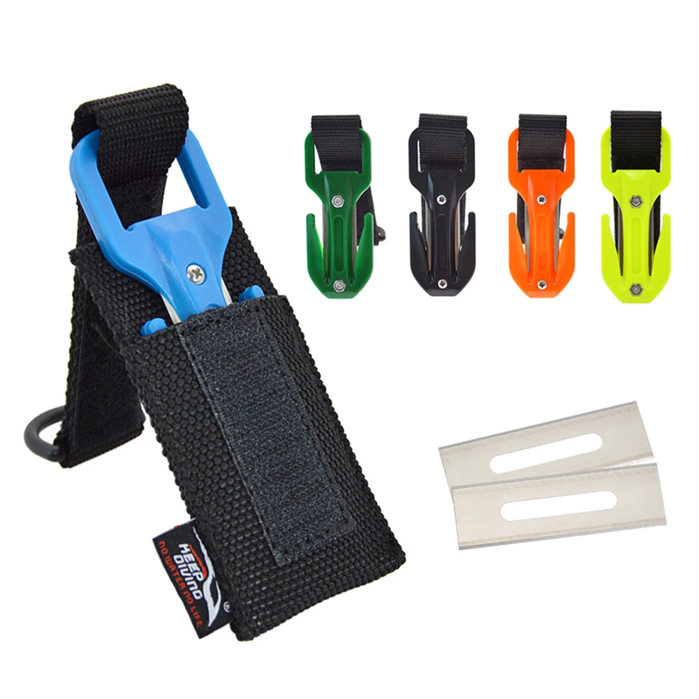Nylon Scuba Diving Cutting Safety Set Spearfishing Secant Equipment Emergency Portable Wear- Outdoor Equipment