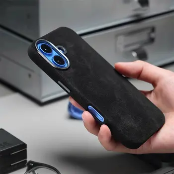 Luxusní nárazuvzdorné magnetické kožené pouzdro pro iPhone 17 16 Pro Max 15 14 Plus 13 12 Air s bezdrátovým nabíjením MagSafe 8 nejlepší prodej luxusní pouzdra na iPhone - №8