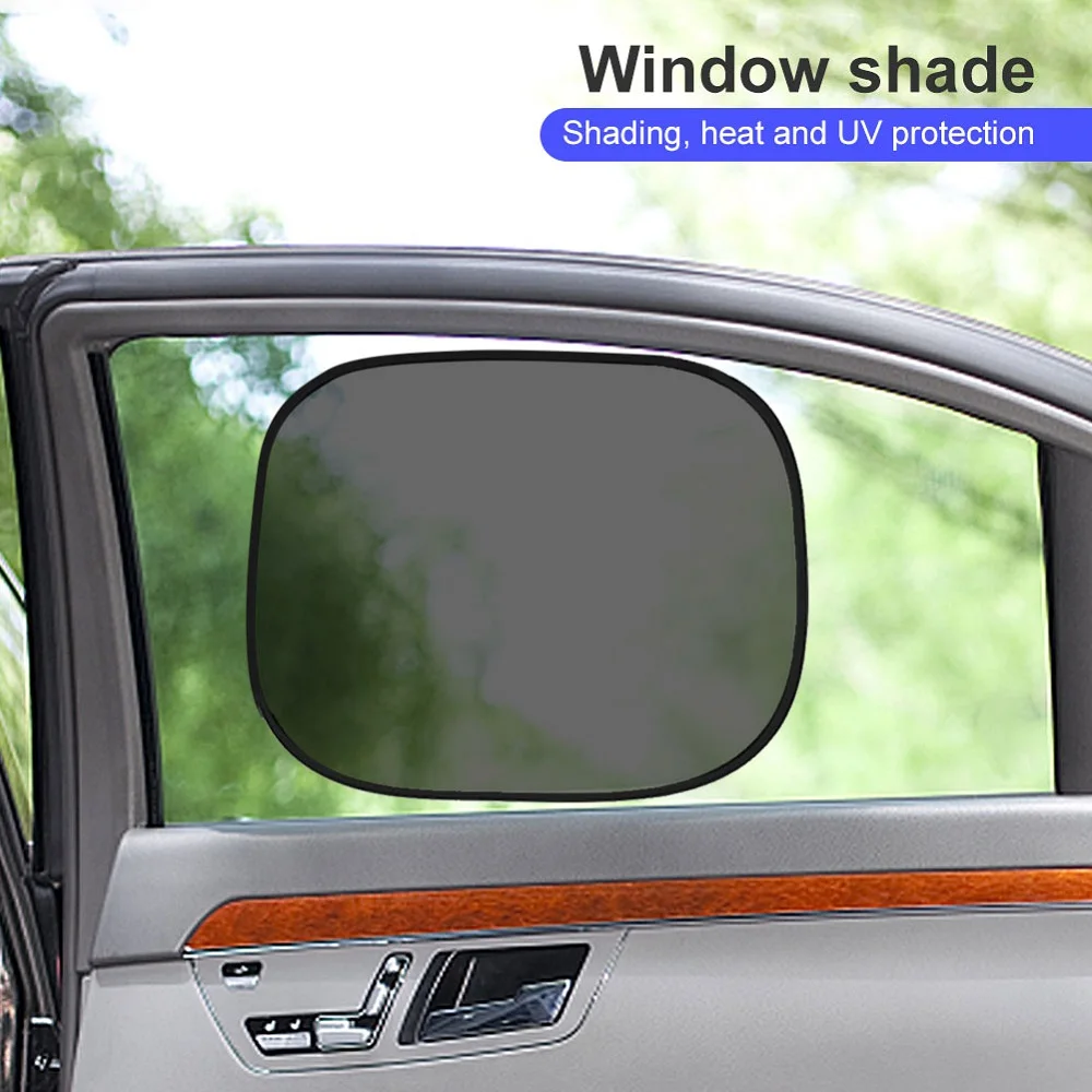 2PCS Car Sun Shade UV Protection Windscreen Sunshade Auto Window Sun Visor Protection Car Curtain Window Film Electrostatic Film view 3