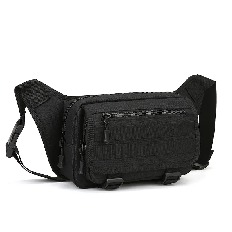 حقيبة صدر متعددة الجيوب للرجال، حقيبة كروس، عالية الجودة، حقيبة كتف، مناسبة للاستخدام في التنقل في الهواء الطلق