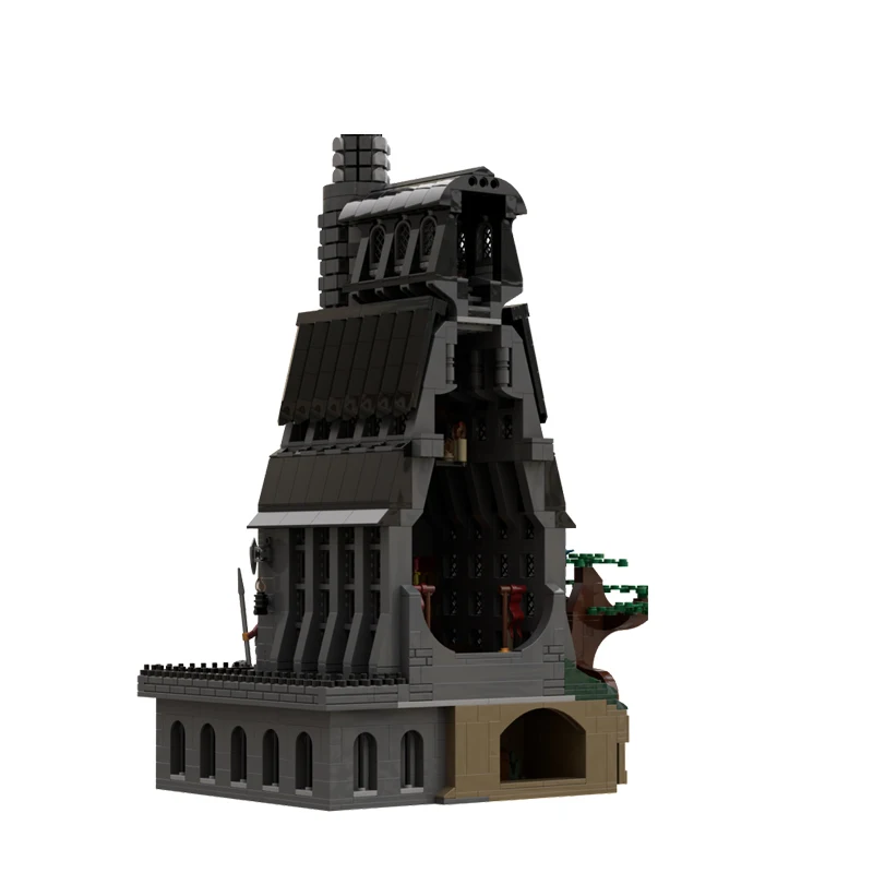 3850ピース カトリック大聖堂 グリフィンの聖堂 MOC カスタマイズ モジュラービルディングブロック デザインモデル シンプルで創造的なDIY ホリデーおもちゃギフト