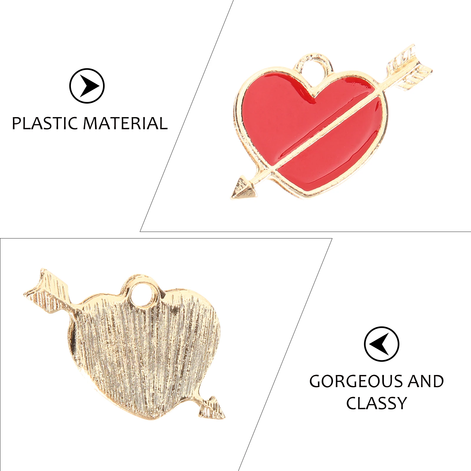 

10 шт., кулон «Любовь Купидон», подвески из нержавеющей стали, турецкие глаза, принадлежности для изготовления ювелирных изделий, ожерелье в форме сердца, цельный предмет