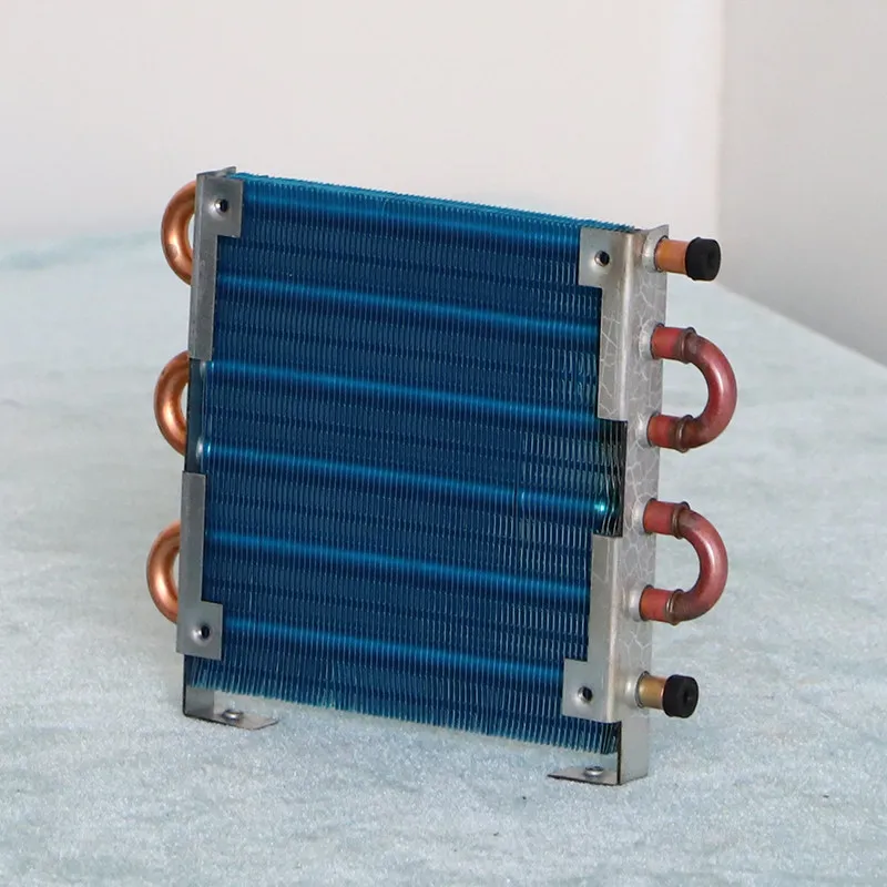 CP1X6X120 Air-cooled Evaporator Condenser Copper Tube Aluminum Fin Water-cooled Refrigerator Fan