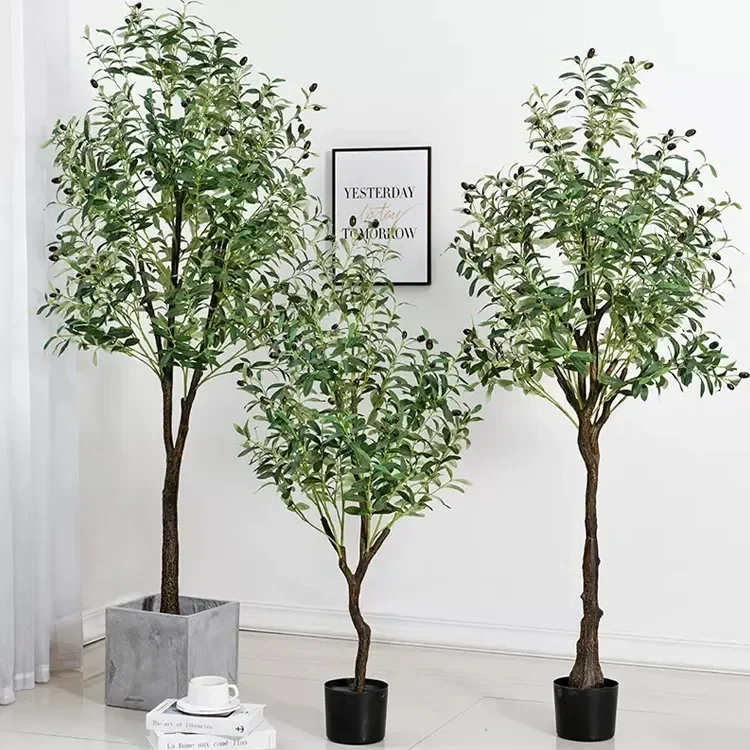 Wholesale Of Artificial Trees For Indoor Decoration,Artificial Olives For Home Office Shopping Center And Store Decoration Trees