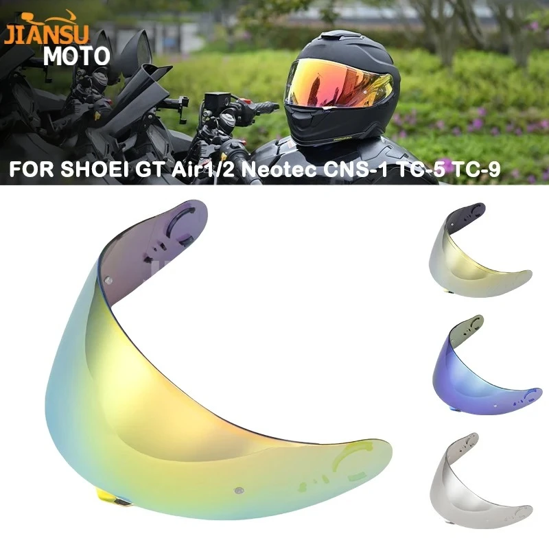 Helmet Visor for SHOEI GT Air Neotec CNS-1 TC-5 TC-9 GT Air 2 Helmet Shield Uv Cut Casco Moto Face Shield Visera Windshield