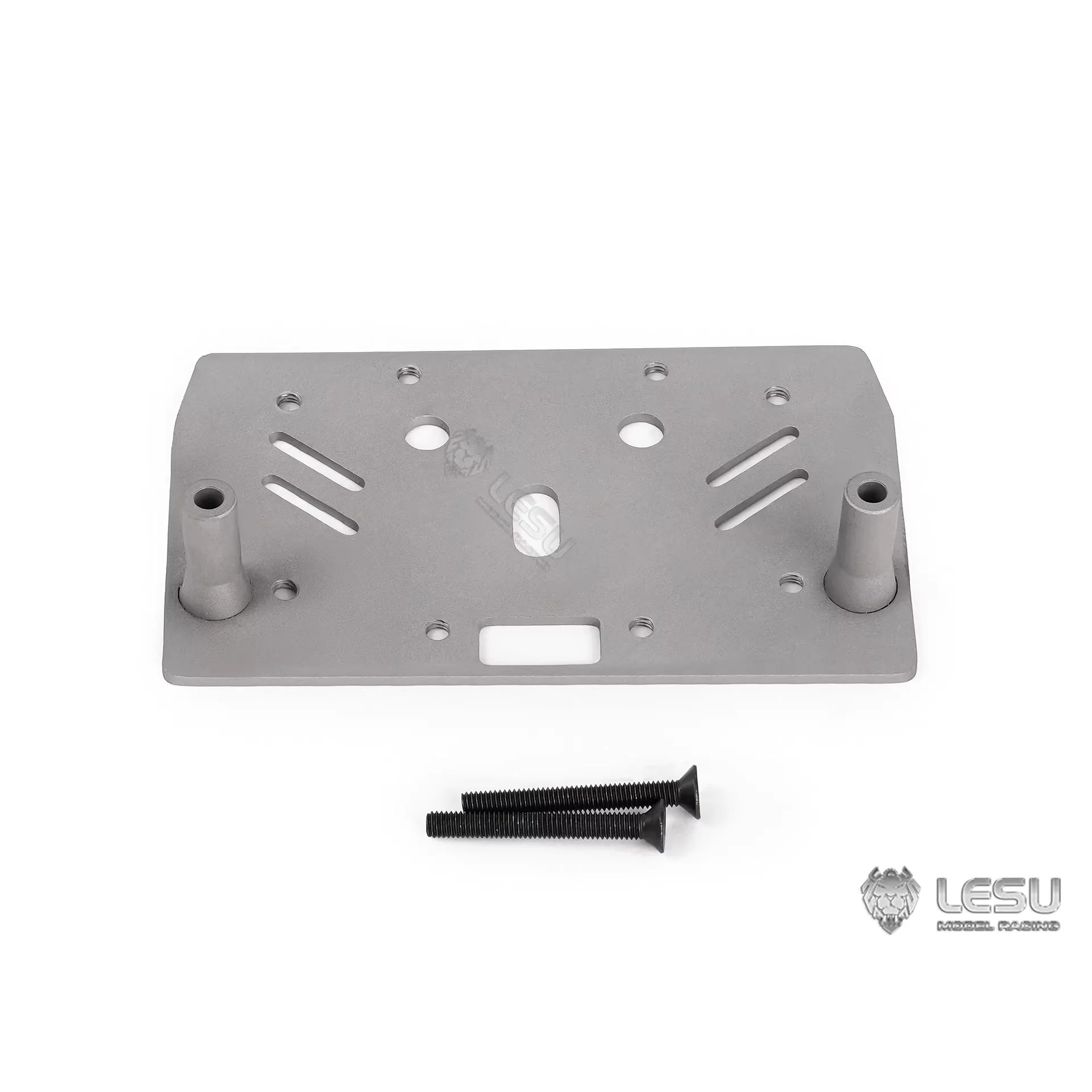 LESU Teile Metall-Fronthalterungen für Hydraulische Stützbeine 1/14 DIY RC Roll-on Roll-off Muldenkipper 3363 3348 TGS Kranwagenmodell – Detail 4