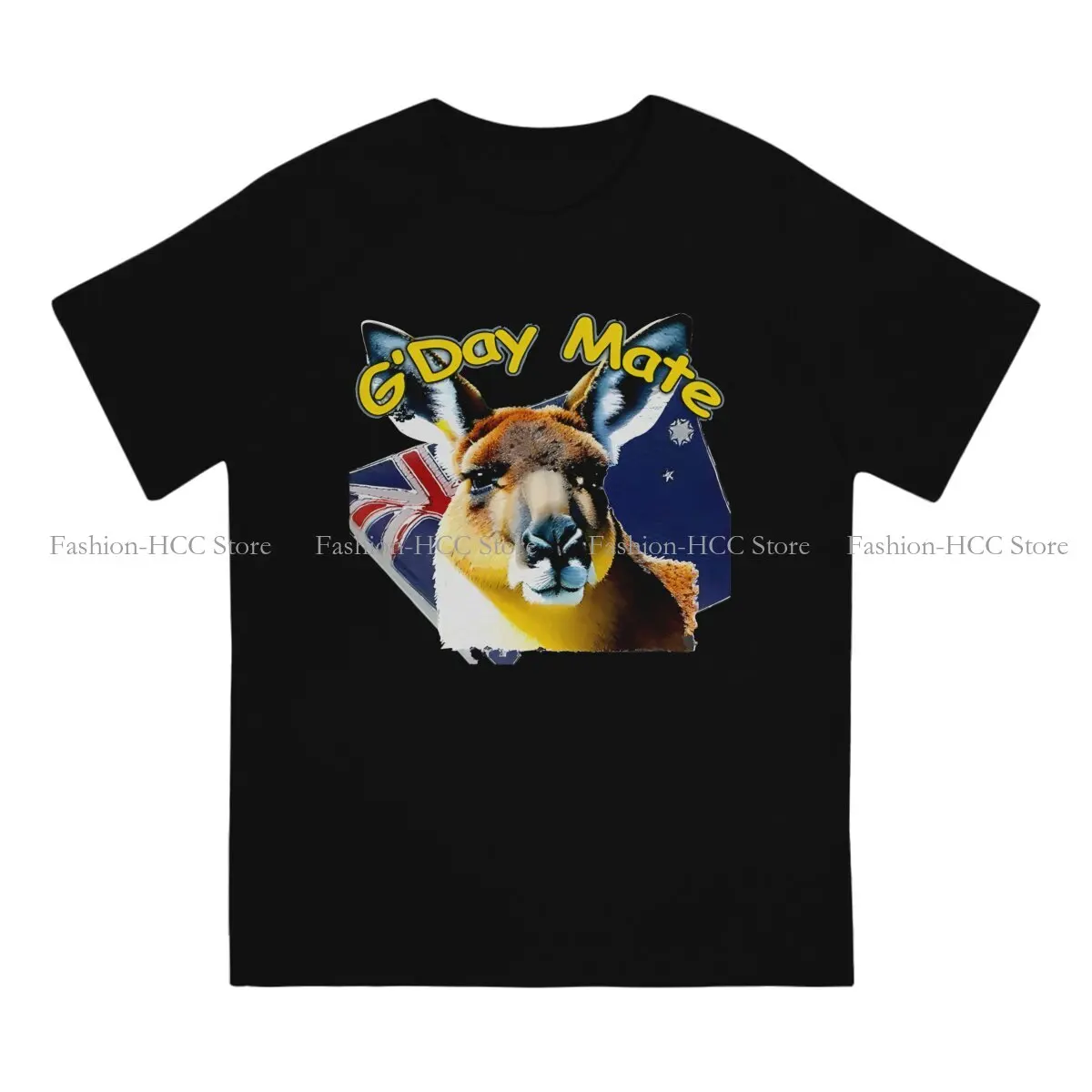 G'day Mate Unique TShirt Australian Kangaroo Top Quality Creative Gift Idea  T Shirt Short Sleeve Ofertas