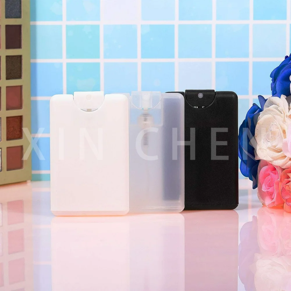 1pcs 20 ML Cardcase-like Plastic Perfume Spray Bottles Refillable Portable Mini Fine Mist Sprayer for Travel Makeup Tools