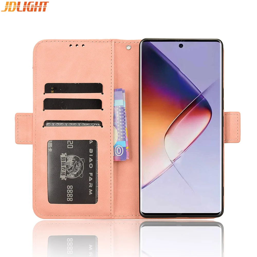 Wallet Cases For Infinix Note 40 Pro / 40 Pro Plus 5G Case Magnetic Closure Book Flip Cover Leather Card Holder Mobile Phone Bag