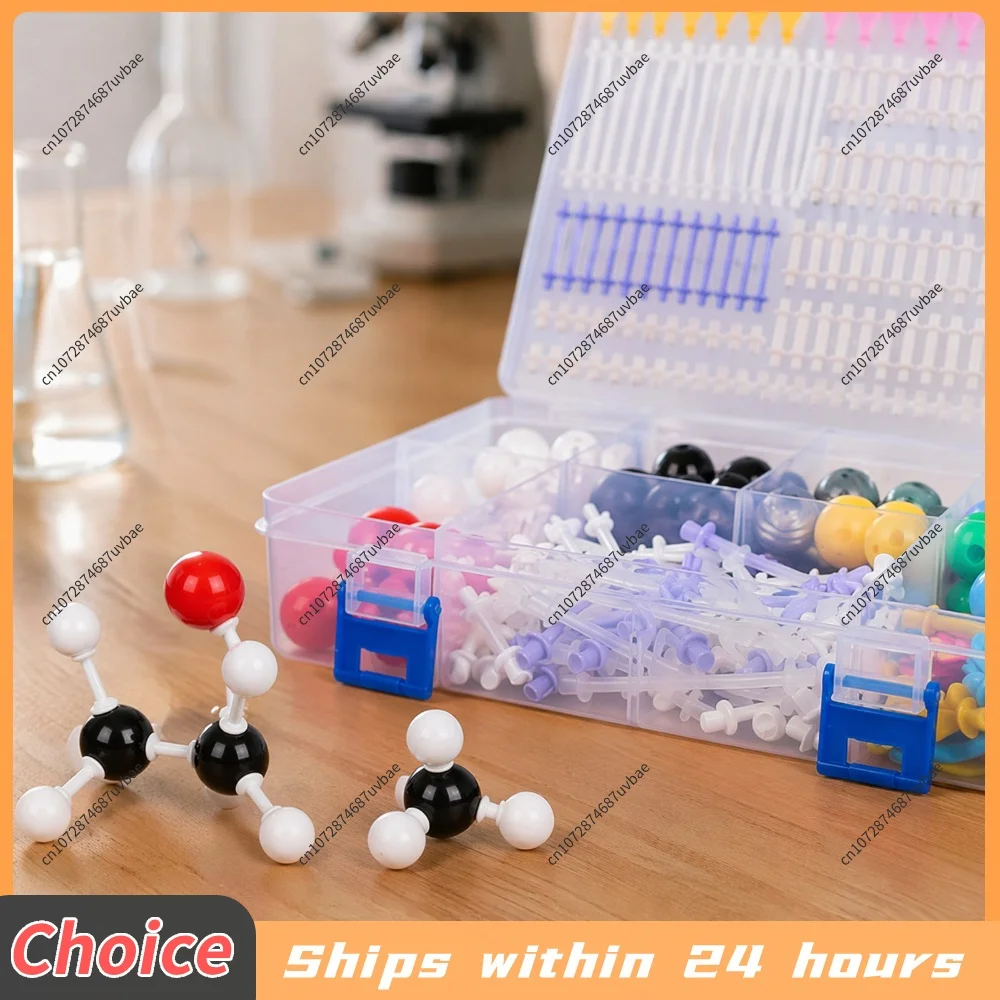 Molecular Structures Building Kit Visualize Structure & Effortless Assembly Organic Molecular Set for Chemistry Teaching
