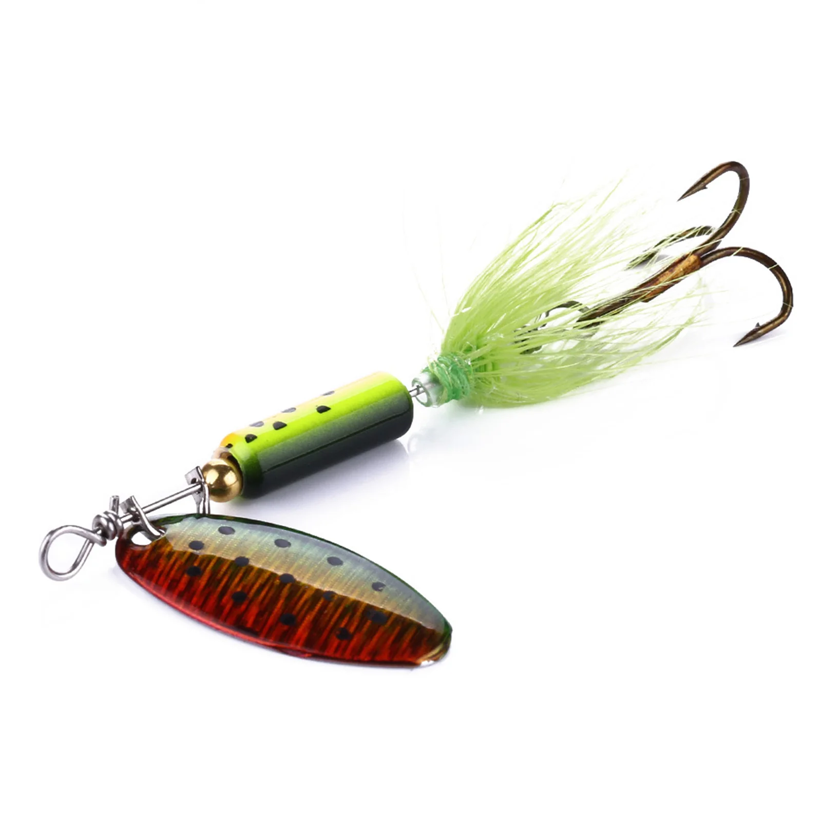 Spinnerbait metálico 3.5g para lubina blanca y lucio - imagen 3
