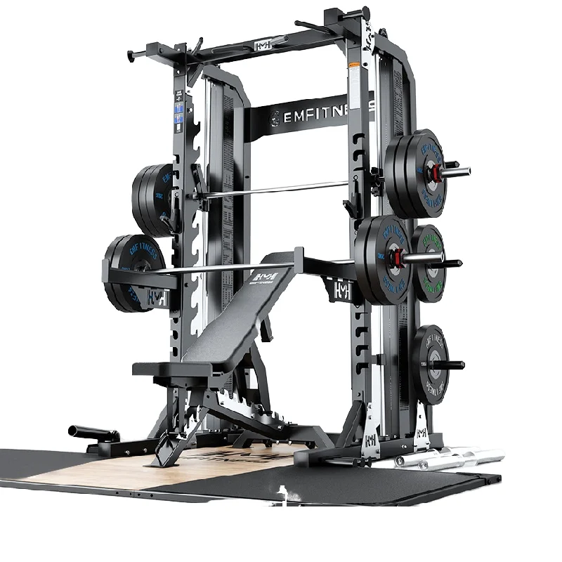 

Smith Commercial Gym Trainer Adjustable Benches Power Feature Comprehensive Squat Horizontal Push Lift Frame Comprehensive Rack