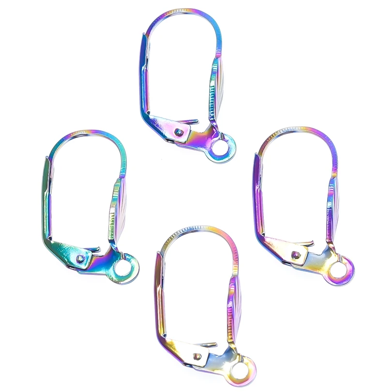 20pcs New Ear Hook Findings Earrings Clasps Hoop Earrings For DIY Jewelry Stainless Steel Earrings Making Supplies Accessories