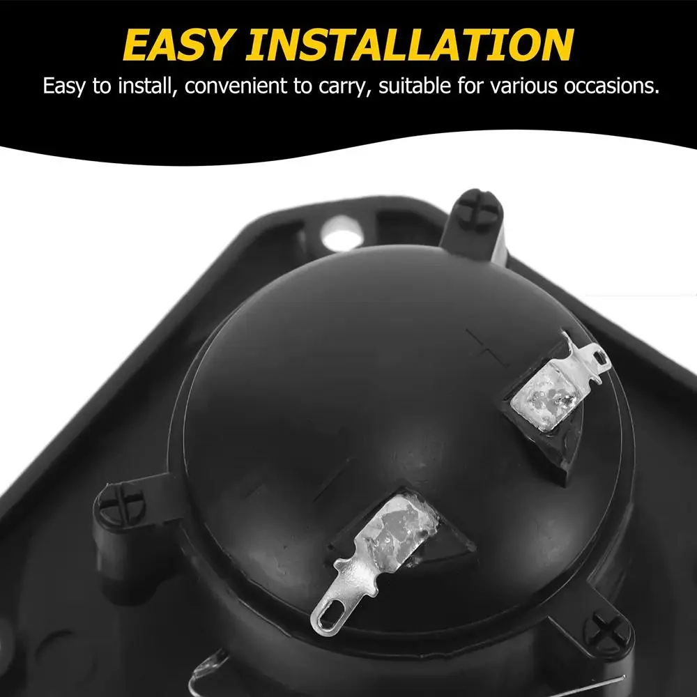 1/2Pcs Durable with Color Light Speaker Tweeter 100W 3