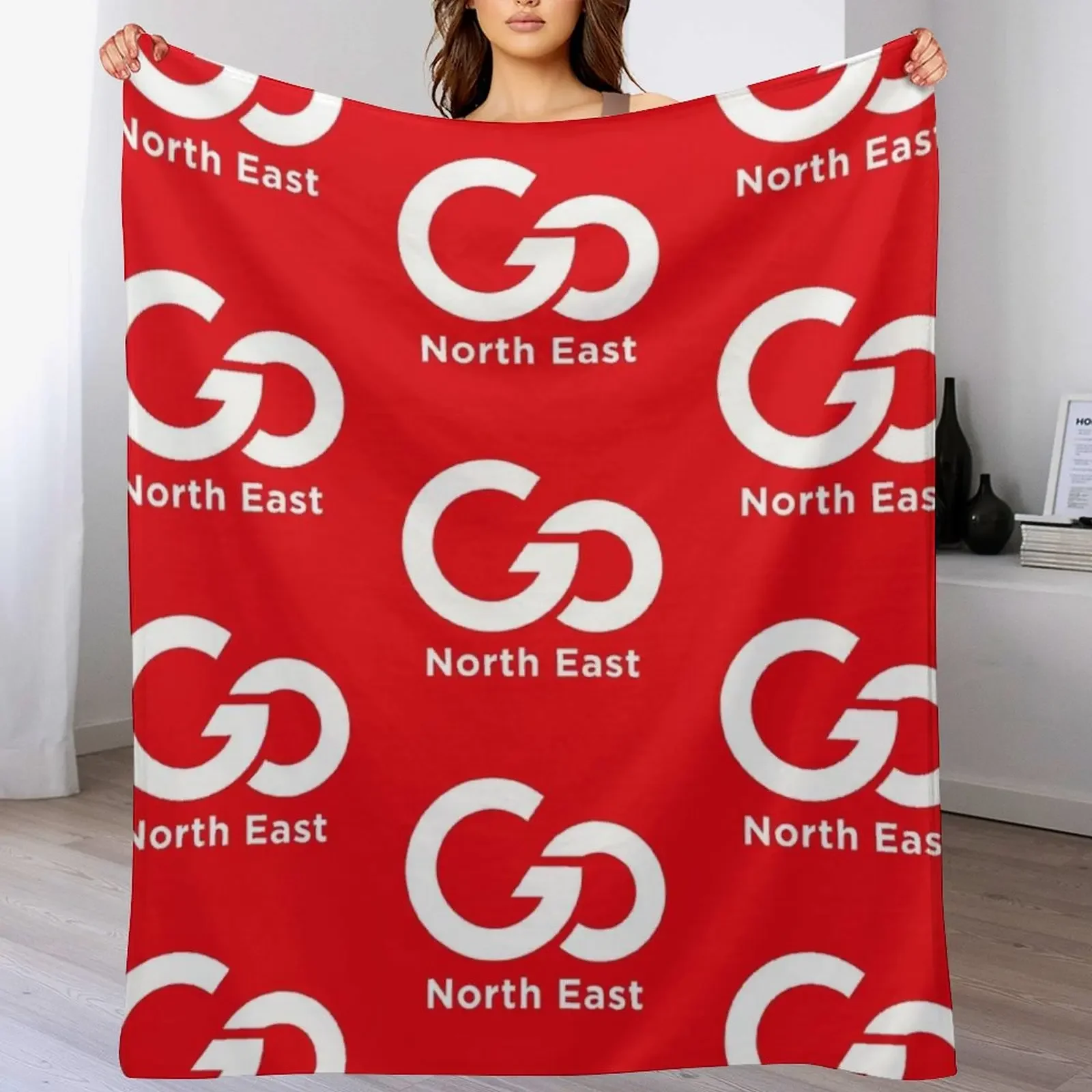 

Go North East Throw Blanket Beach warm winter Cute Heavy Blankets