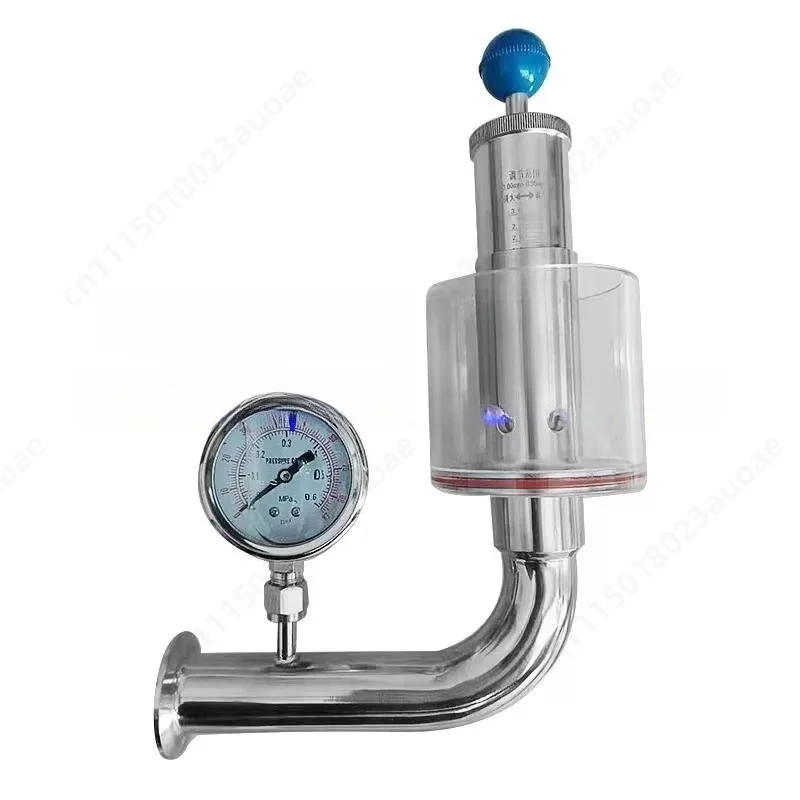 Beer Fermentation Tank Safety Relief Valve 304 Stainless Steel Automatic Air Exhaust Valve Brewing Tank Pressure Release Fitting