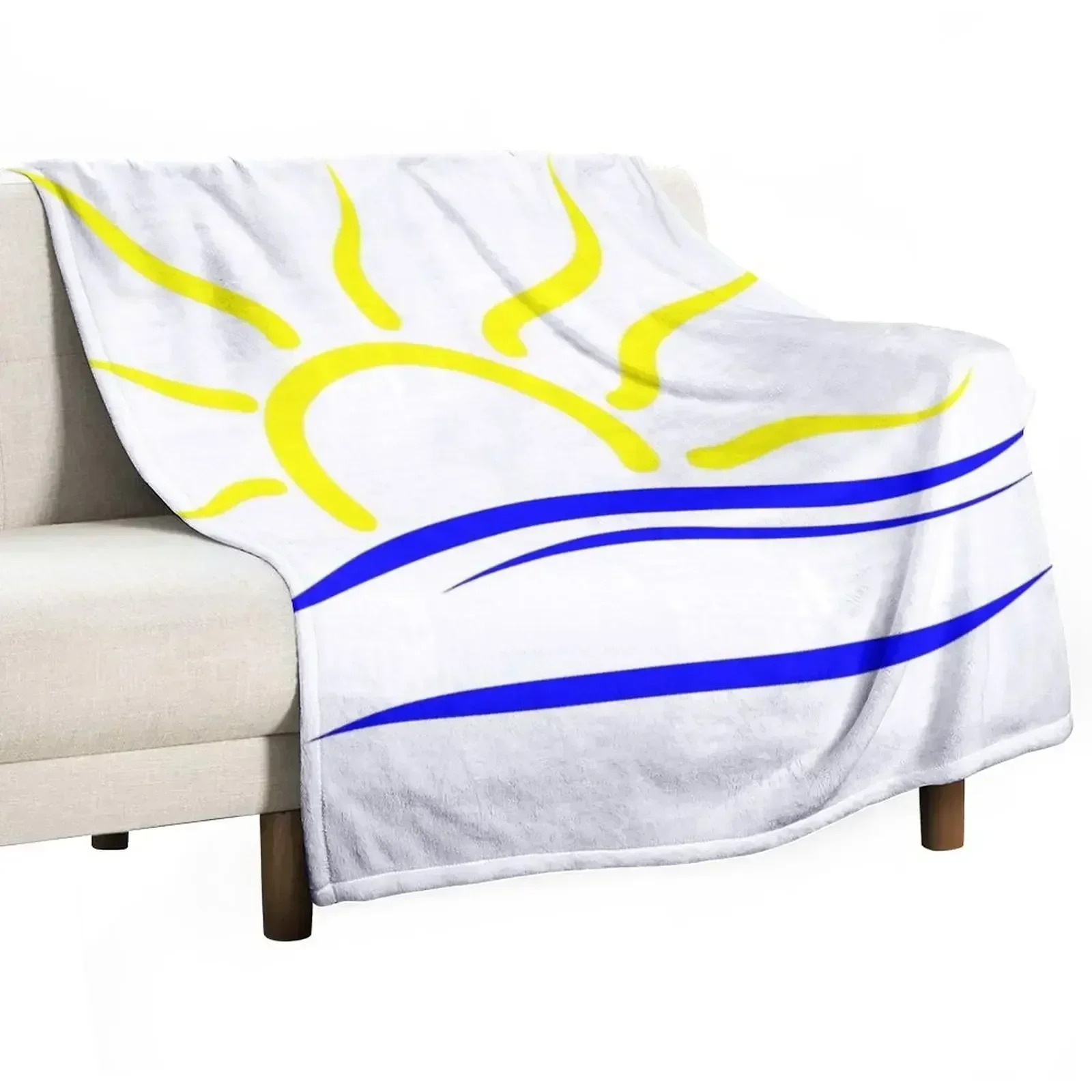 Naturist Symbol 1.0 transparent Throw Blanket Hair Cute Summer Beddings Large Shaggy blankets and throws Blankets