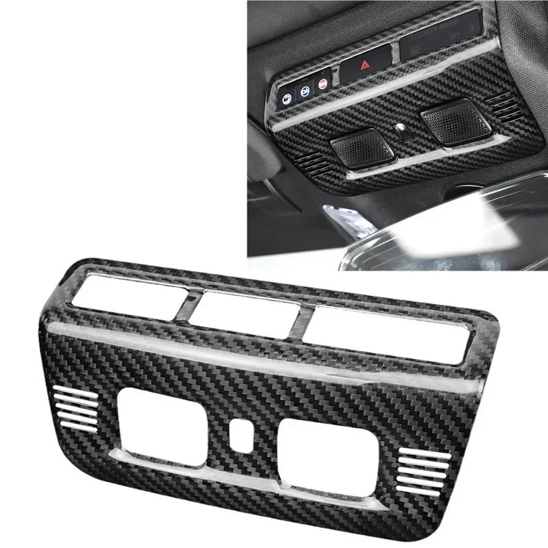 

Для Chevrolet Corvette C8 HTC Z51 Z06 настоящее углеродное волокно, внутренняя верхняя купольная лампа для чтения, кнопка переключения рамки, крышка 20-24