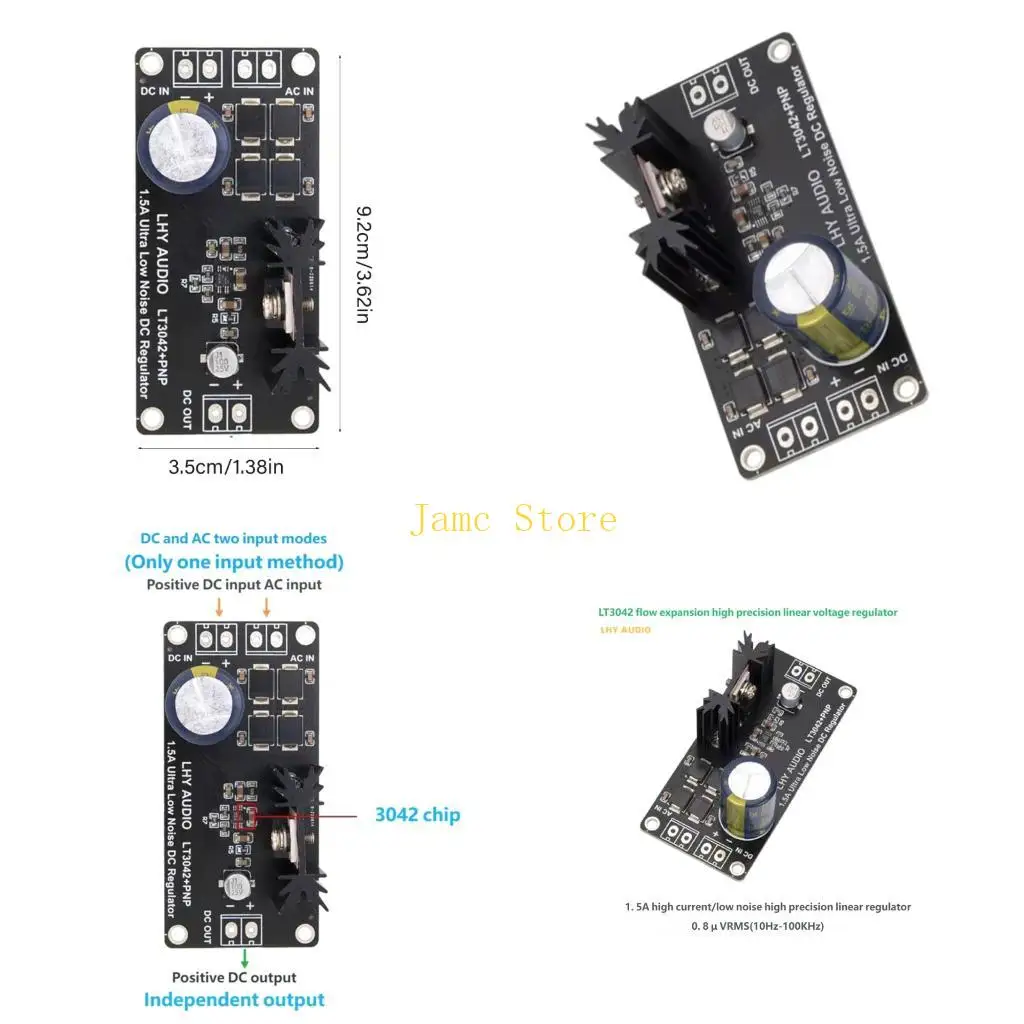LX0B LT3042 1.5A Power Supply Module Low Noise For Sound Decoding Power Amplifier