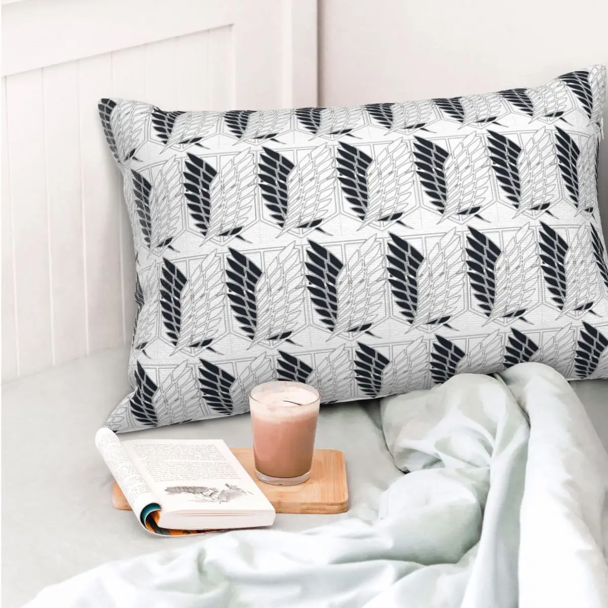 進撃の巨人-長方形枕カバー-クッションカバー-装飾-寝室-ベッド-ホーム-コンフォート-スローピロー