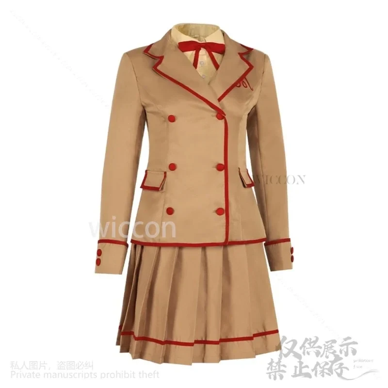 ABC123CosplayAnime Yumeiro Patissiere Cosplay Amano Ichigo Costume Kawaii JK School Uniform Dress Lolita Double Ponyta3'd,5;h.9/ view 4