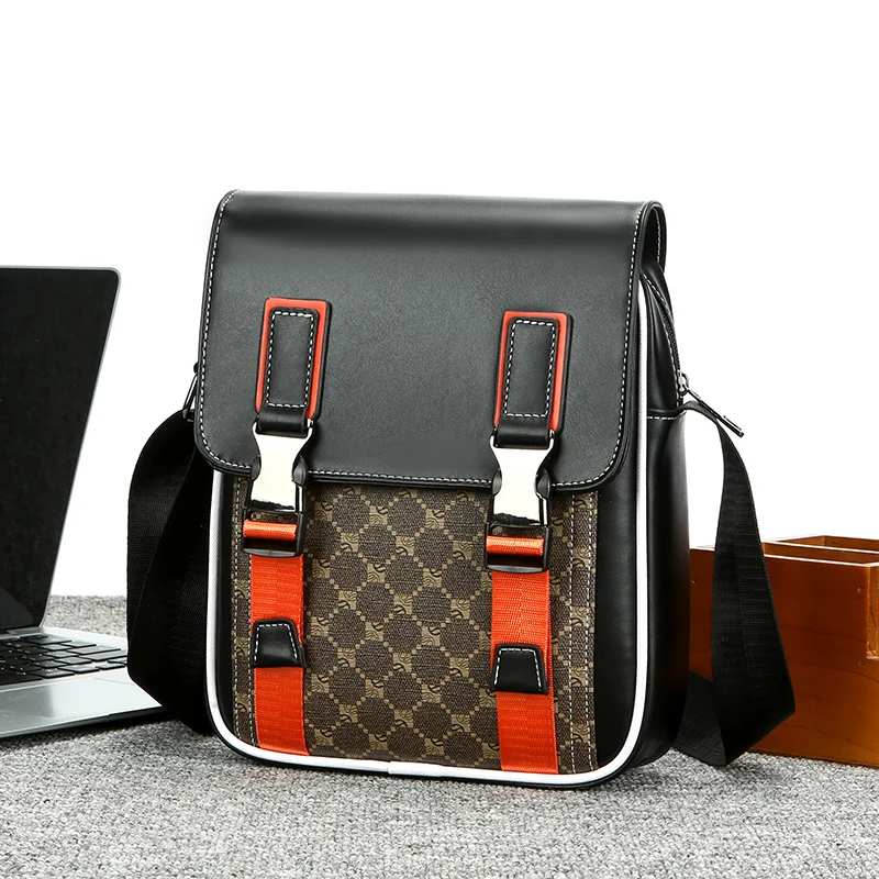 

Men's new PU shoulder crossbody bag bolsos para hombre сумка через плечо bolso marca lujo sacoches hommes bolsos cruzados