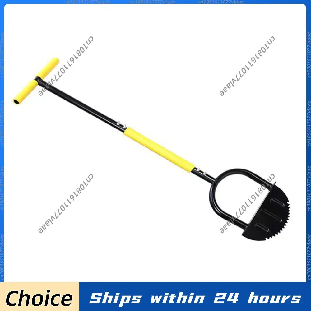 

Серрейторная пила для травы с Т-образной рукояткой, ручной инструмент для обрезки газона, многофункциональный усиленный садовый инструмент для дома и сада