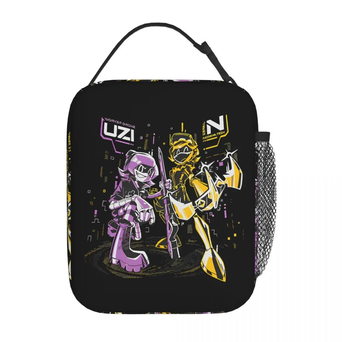 N e Uzi-Lunch Bags Isolados, Leakproof Food Bag, Refrigerador, Caixas Térmicas para Piquenique, Drones Assassinato