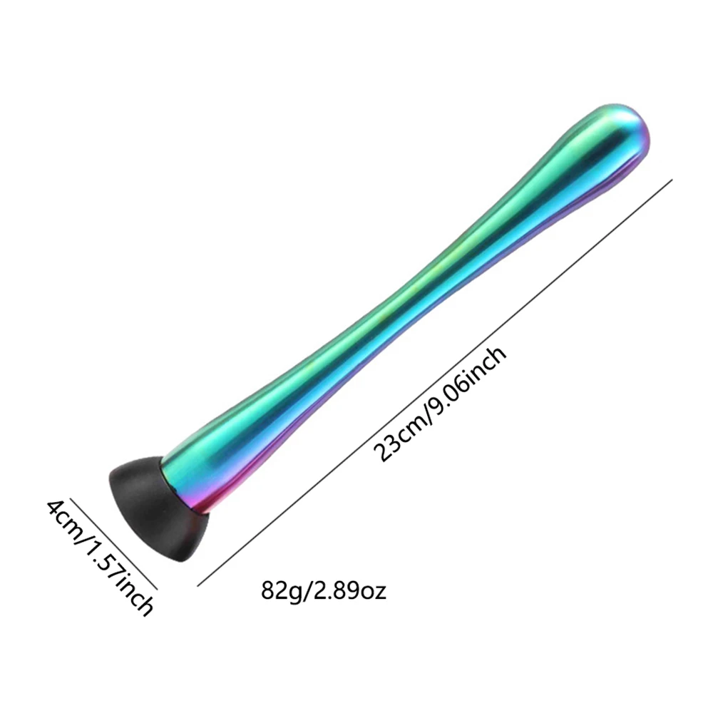 1Pcs Bar Cocktail Muddler Mojito Stainless Steel Bar Mixer Barware DIY Drink Fruit Muddler Crushed Ice Barware Bar Tool