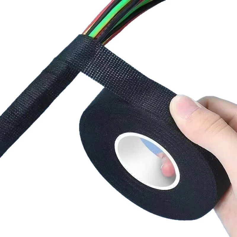 Automotive Fabric Tape, Heat Resistant Electrical Insulation Tape, Waterproof Wire Harness Tape for Car Wiring & Noise Reduction