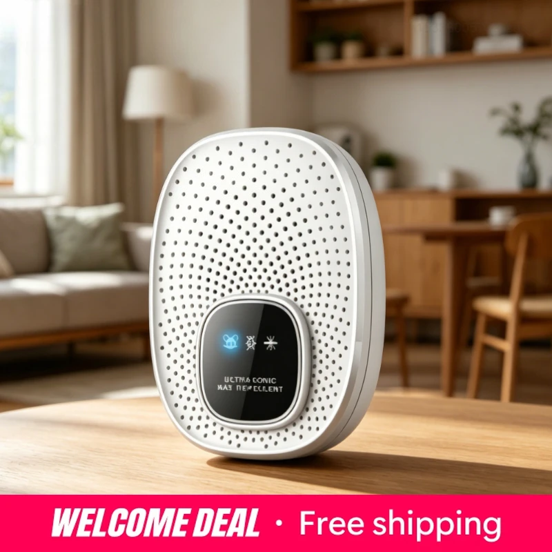 Dispositivo Ultrasónico para Eliminar y Atrapar Roedores, Multifuncional, Inteligente, Recargable, para el Hogar, Dormitorio, Anti Roedores, Interior